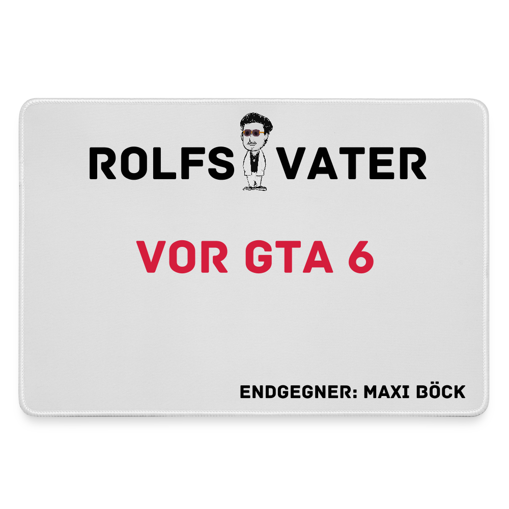 Rolfs Vater - Gaming Mousepad - Grau