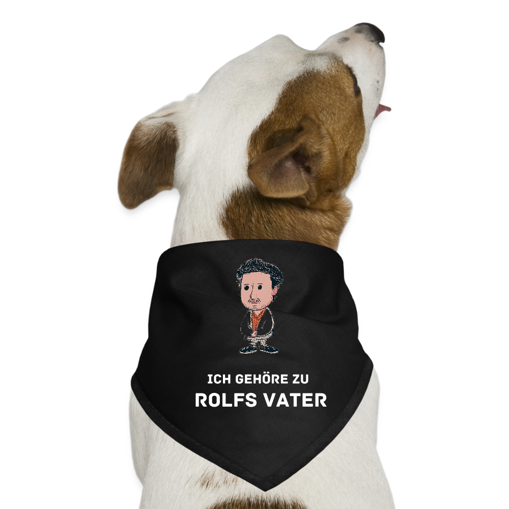 Hunde Rolfs Vater Bandana - Schwarz