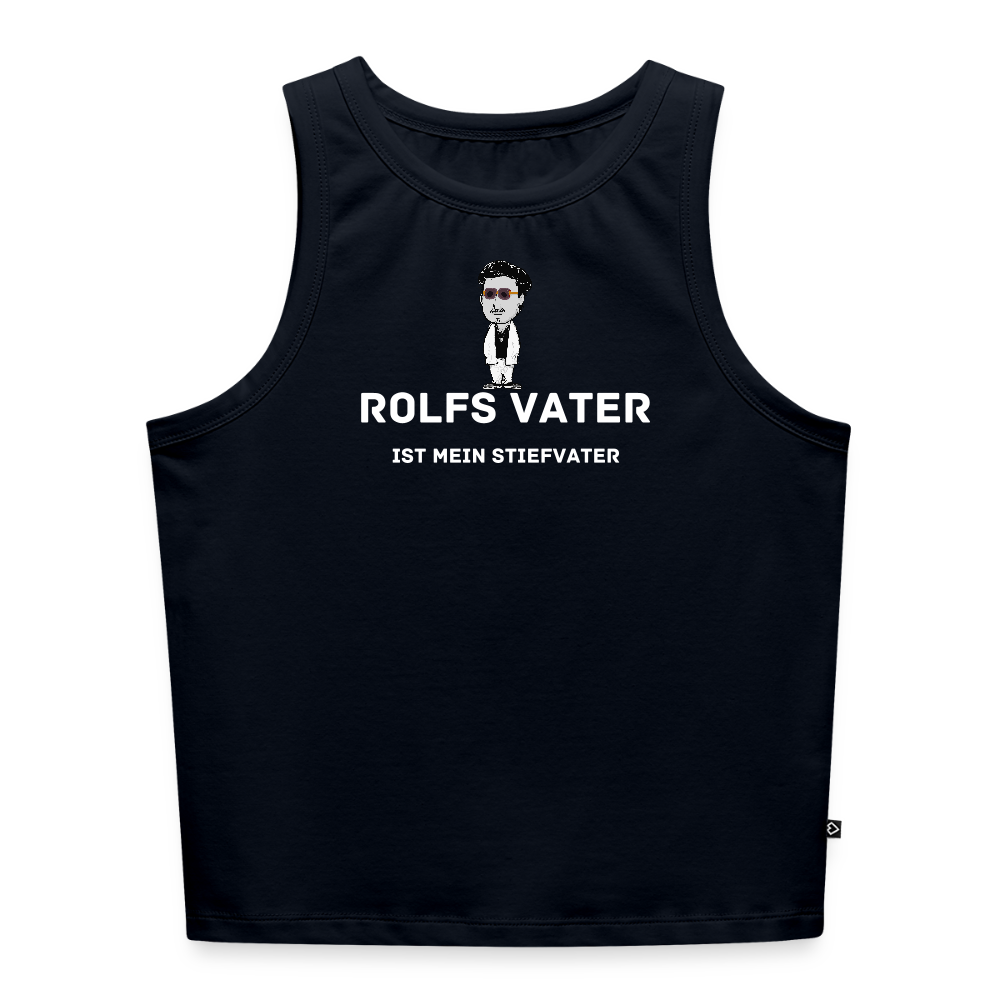 Rolfs Vater- Frauen Cropped Tank Top - Navy