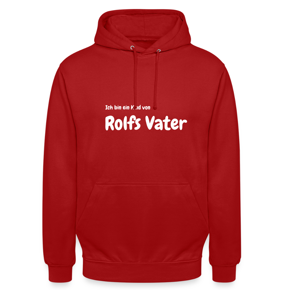 Rolfs Vater Unisex Hoodie - Rot