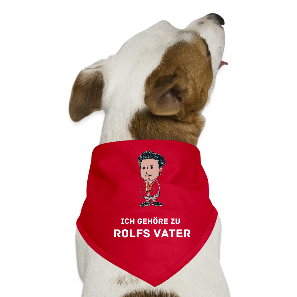 Hunde Rolfs Vater Bandana - Rot